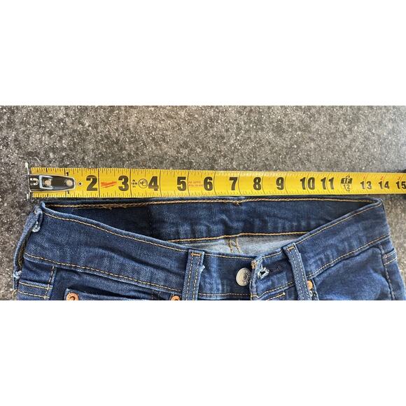 Levi’s 501 Original Fit Men’s Jeans 29x32 Dark Wash Button Fly Straight Leg 100% - Picture 7 of 10